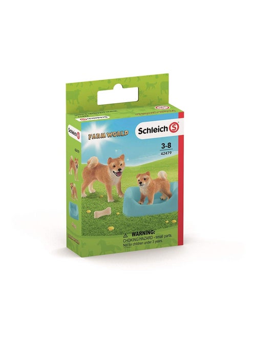 Farm World - Mère et chiot Shiba Inu - Kiabi