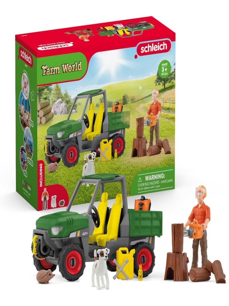 Farm World Garde forestier avec véhicule Multicolore - Kiabi
