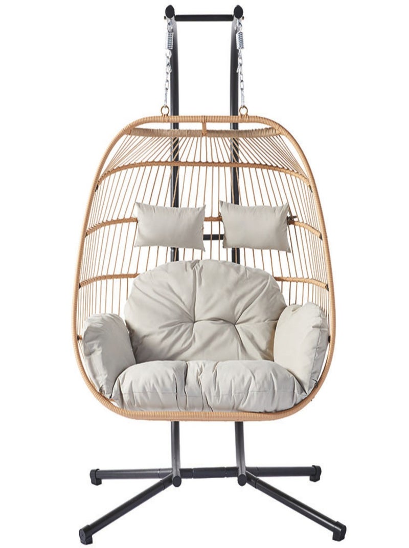 FARO - Fauteuil suspendu 2 places Beige - Kiabi