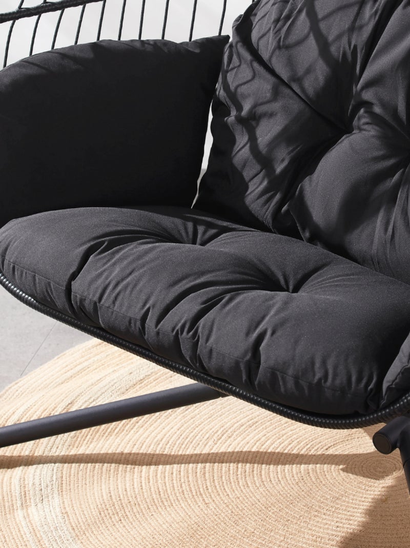 FARO - Fauteuil suspendu 2 places noir Noir - Kiabi