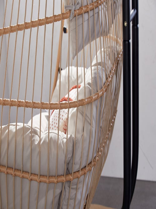 FARO Fauteuil suspendu 2 places effet rotin - Kiabi