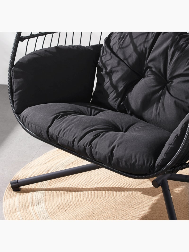 FARO Fauteuil suspendu 2 places noir Noir - Kiabi
