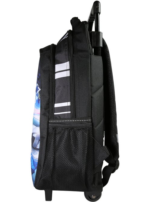 Fast & Furious - Sac à dos à roulettes noir, 2 compartiments - Bagtrotter - Kiabi