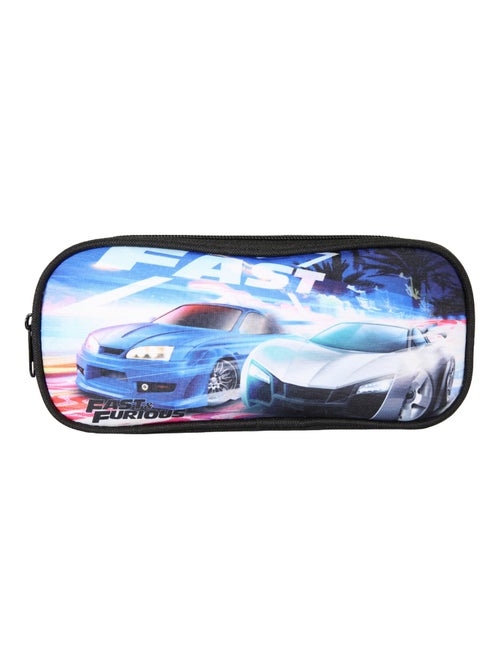 Fast & Furious - Trousse rectangulaire noire, 2 compartiments  - Bagtrotter - Kiabi