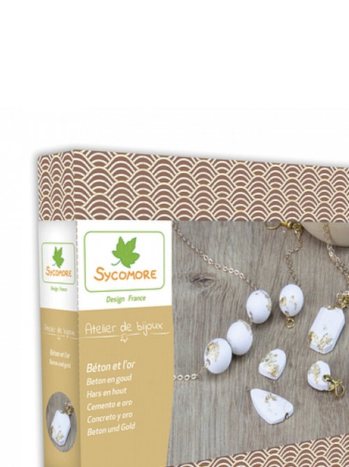 'Faujas' Atelier De Bijoux Ciment Et Feuilles D'Or - Kiabi