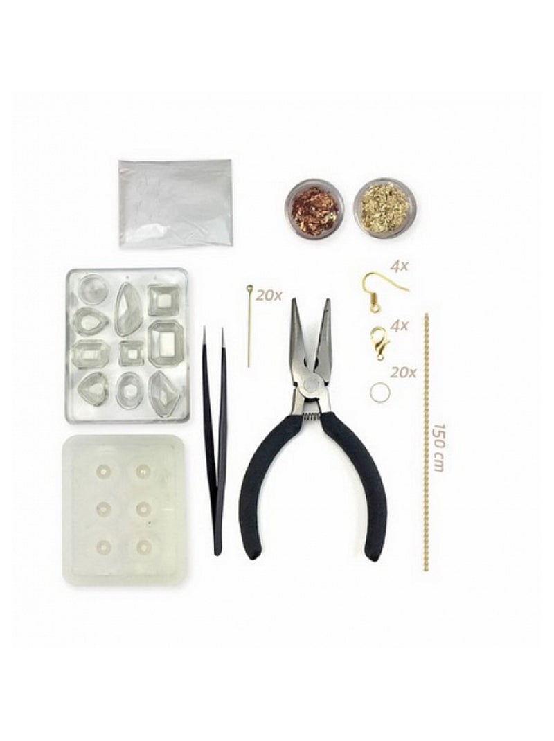 'Faujas' Atelier De Bijoux Ciment Et Feuilles D'Or Beige - Kiabi