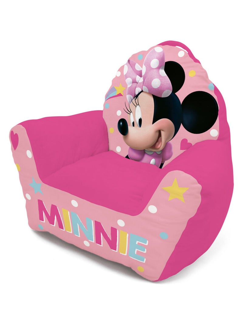 Fauteuil - Disney Minnie Soft Touch Rose - Kiabi