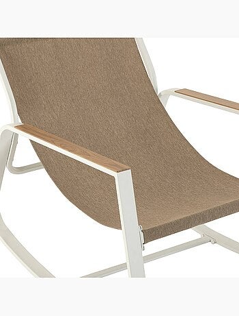 Fauteuil à bascule en aluminium FELINIO