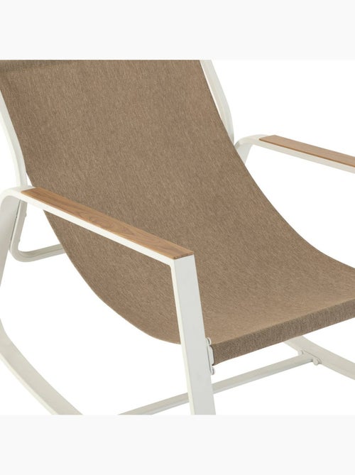 Fauteuil à bascule en aluminium FELINIO - Kiabi