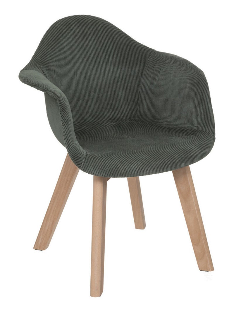 Fauteuil avec accoudoirs pour chambre d'enfant Atmosphera Kids Vert foncé - Kiabi