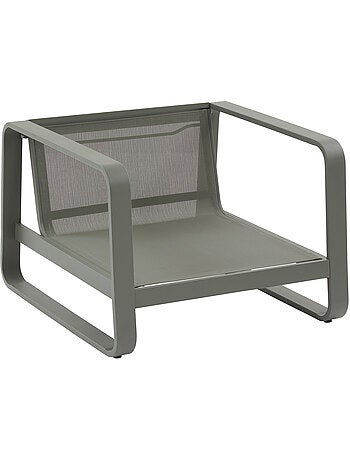 Fauteuil bas de jardin en aluminium DOMILLY