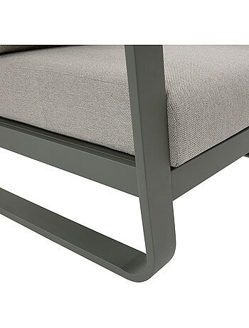 Fauteuil bas de jardin en aluminium DOMILLY
