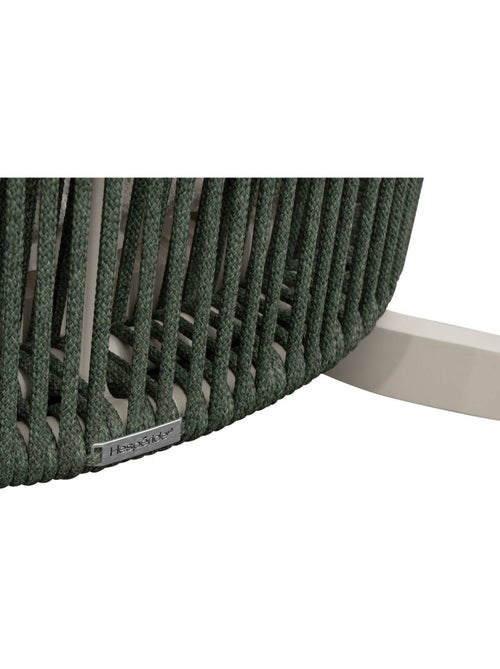 Fauteuil bas de jardin en aluminium effet bois et corde tressée MYLORE - Kiabi Fauteuil bas de jardin en aluminium effet bois et corde tressée MYLORE - Kiabi