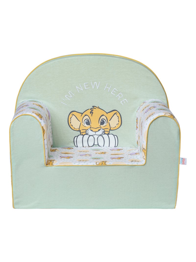 Fauteuil bébé en mousse déhoussable - Roi Lion Cosy Time - Babycalin Vert tilleul - Kiabi