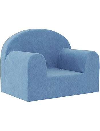 Fauteuil canapé enfant en peluche avec housse amovible lavable - vidaxl