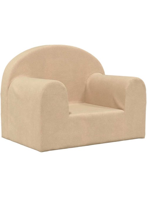 Fauteuil canapé enfant en peluche avec housse amovible lavable - vidaxl - Kiabi Fauteuil canapé enfant en peluche avec housse amovible lavable - vidaxl - Kiabi