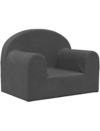Fauteuil canapé enfant en peluche avec housse amovible lavable - vidaxl