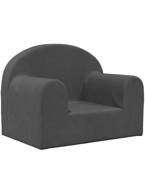 Fauteuil canapé enfant en peluche avec housse amovible lavable - vidaxl - Kiabi