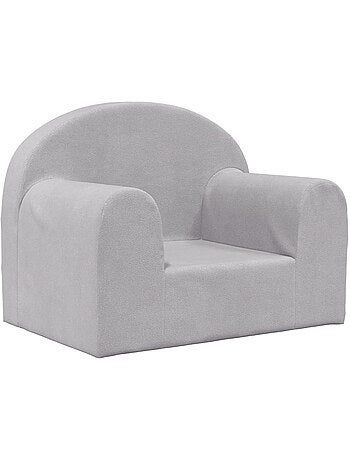 Fauteuil canapé enfant en peluche avec housse amovible lavable - vidaxl