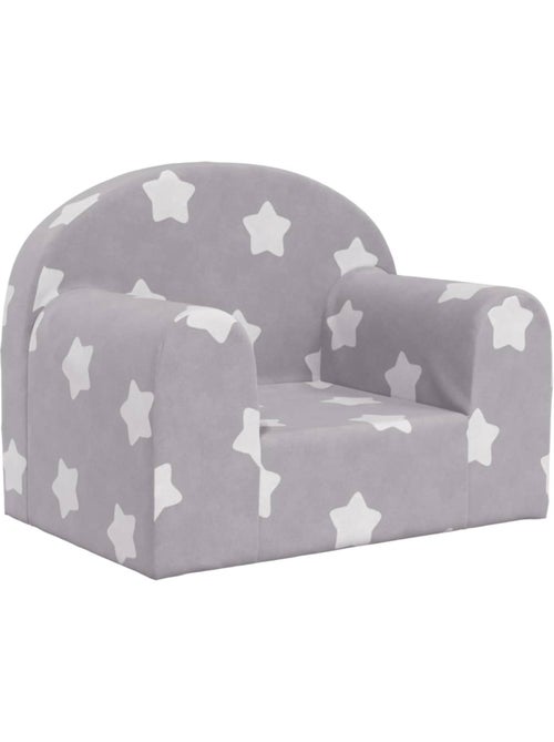 Fauteuil canapé enfant en peluche avec housse amovible lavable - vidaxl - Kiabi Fauteuil canapé enfant en peluche avec housse amovible lavable - vidaxl - Kiabi