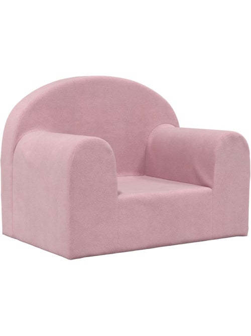 Fauteuil canapé enfant en peluche avec housse amovible lavable - vidaxl - Kiabi