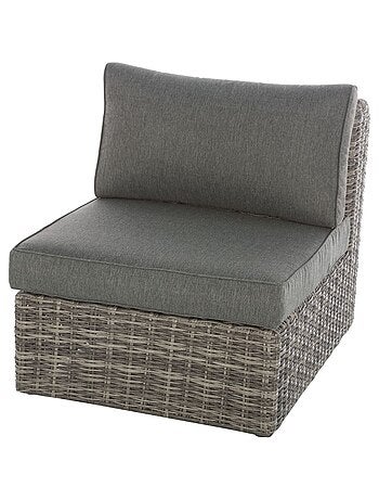 Fauteuil chauffeuse de jardin en résine tressée Moorea