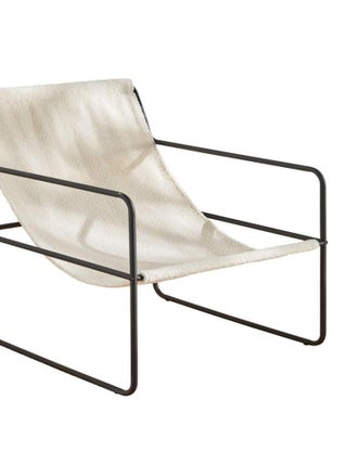 Fauteuil chilienne bouclette uni RETRO MOOD