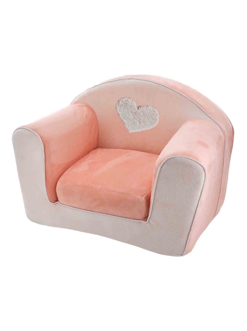 Fauteuil club convertible Lapinou Rose clair - Kiabi