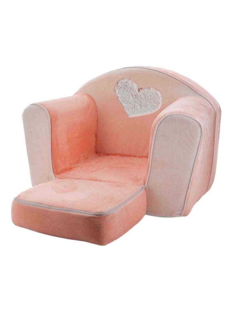 Fauteuil club convertible Lapinou Rose clair - Kiabi