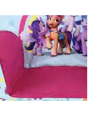 Fauteuil club en mousse - My Little Pony - Rose et Bleu - 52x42x33 cm