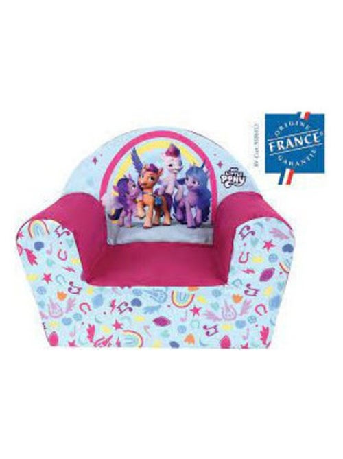 Fauteuil club en mousse - My Little Pony - Rose et Bleu - 52x42x33 cm - Kiabi