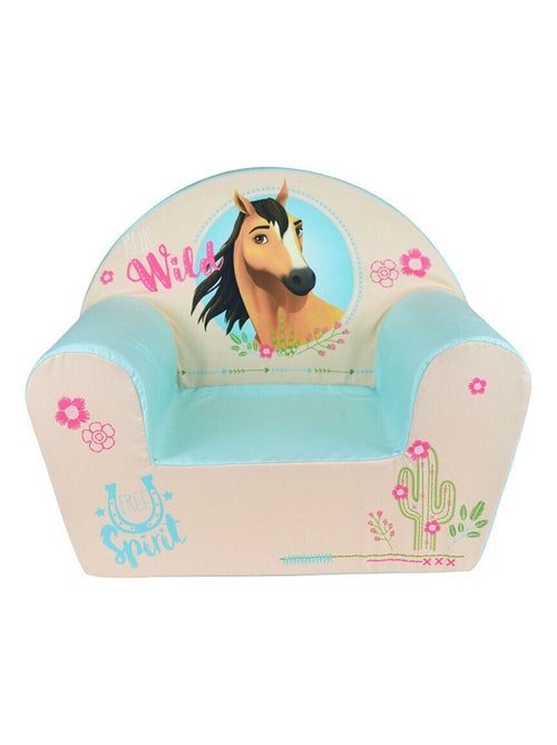 Fauteuil club en mousse cheval Spirit pour enfant - Kiabi