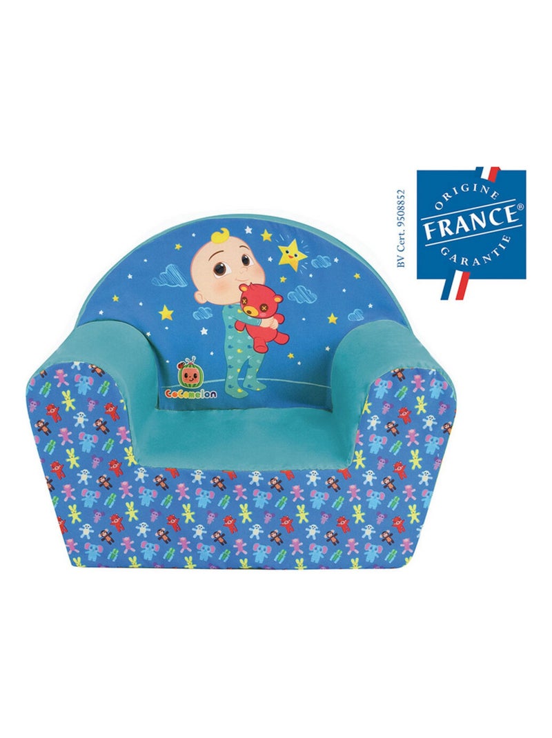 Fauteuil club en mousse Cocomelon bleu 52x42x33 cm Multicolore - Kiabi