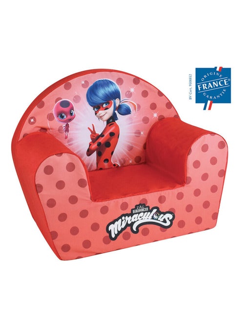 Fauteuil club en mousse miraculous rouge 52x42x33 cm - Kiabi