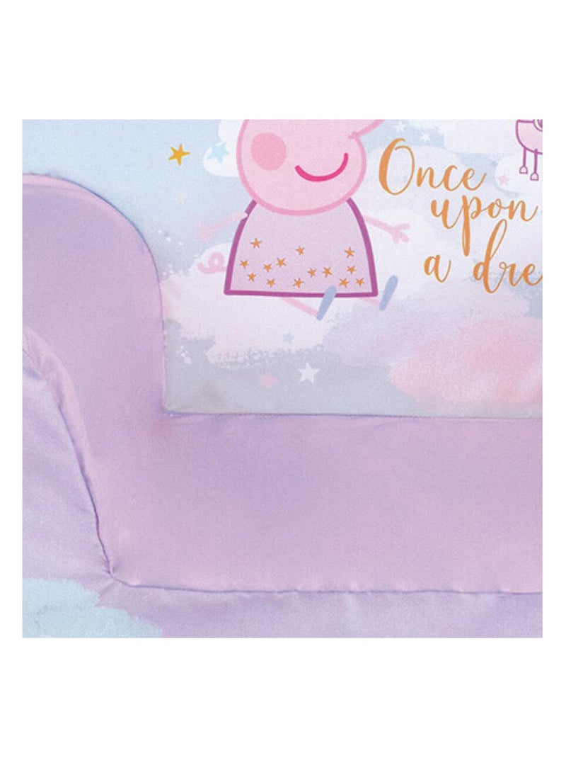 Fauteuil club en mousse Peppa pig violet 52x42x33 cm Rose - Kiabi