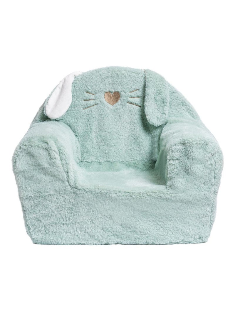 Fauteuil Club enfant -  - Made in France Blanc Beige - Kiabi