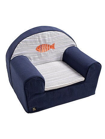 Fauteuil club enfant en gaze de coton - SAUTHON