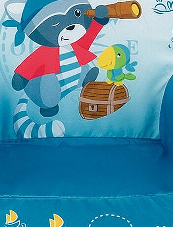 Fauteuil club John Le Raton pirate bleu