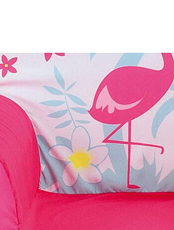 Fauteuil club mousse Flamant Rose