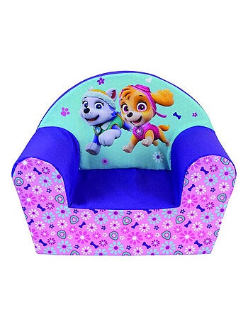 Fauteuil club mousse Pat Patrouille rose