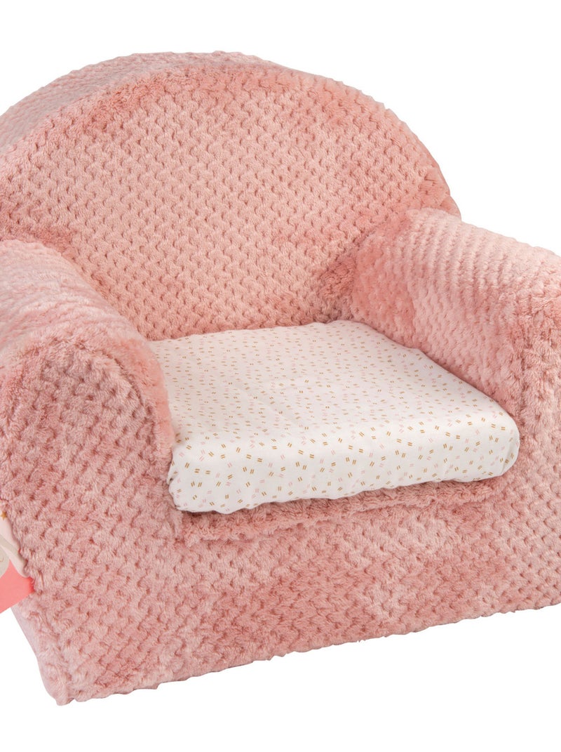 Fauteuil club Pauline & Sasha Rose - Kiabi