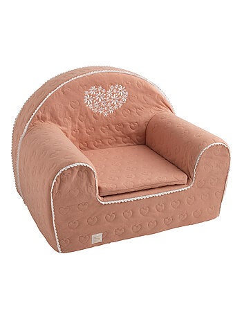 Chilienne transat enfant toile coton imprimé citron - SAUTHON