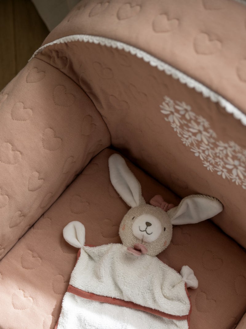 Fauteuil club pour enfant en coton matelassé - SAUTHON Rose - Kiabi