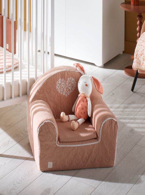 Fauteuil club pour enfant en coton matelassé - SAUTHON - Kiabi