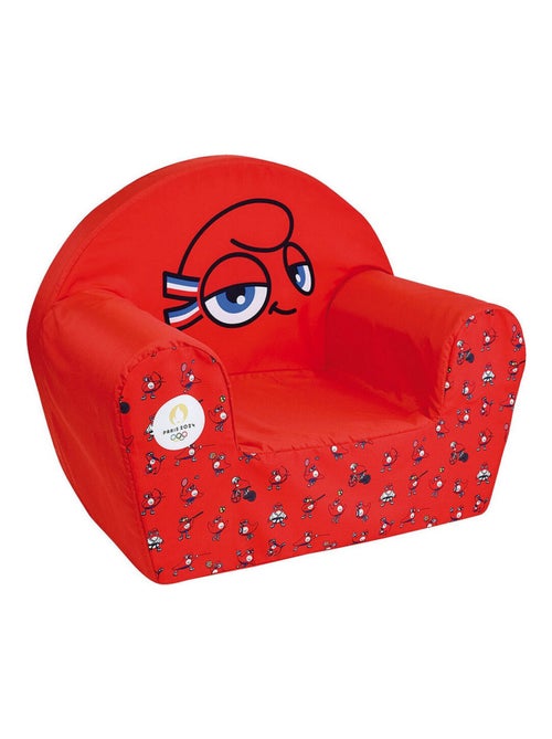 Fauteuil club rouge Mascotte Jeux Olympiques 2024 - Kiabi