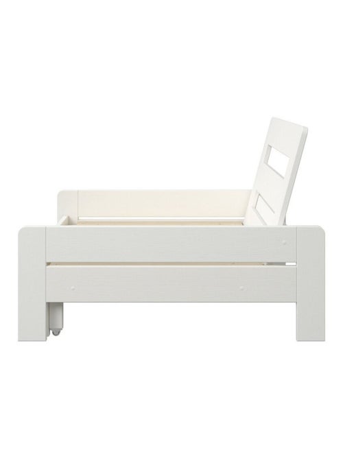 Fauteuil convertible en lit avec coussins pin massif BASILE - Kiabi
