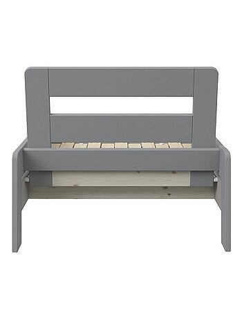 Fauteuil convertible en lit avec coussins pin massif BASILE