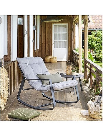 Fauteuil de jardin à bascule FELINIO