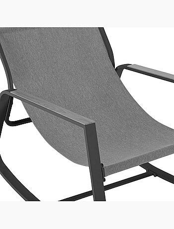 Fauteuil de jardin à bascule FELINIO