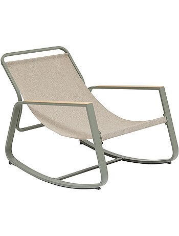 Fauteuil de jardin à bascule FELINIO